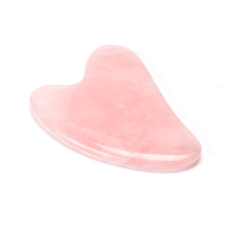 Rose Quartz Gua Sha Heart Shape Aroha Love